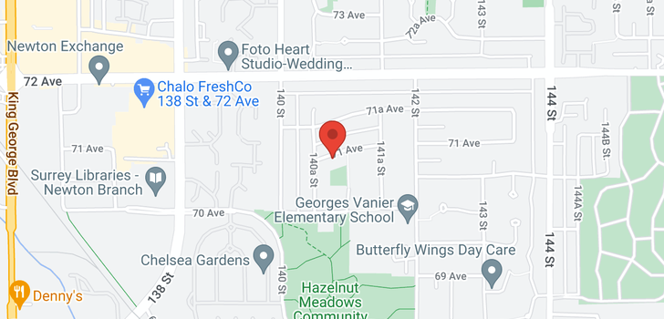 map of 14078 71 AVENUE